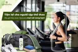 Dầu gội thảo dược Vipassana - Tiện lợi cho người tập thể thao