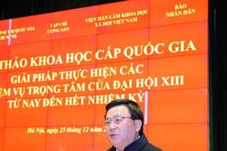 Nhiều giải pháp thực hiện 6 nhiệm vụ trọng tâm Đại hội lần thứ XIII của Đảng đề ra