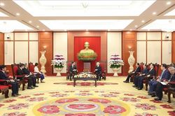 Tổng Bí thư Nguyễn Phú Trọng tiếp Đoàn đại biểu Đảng Cộng sản Nhật Bản