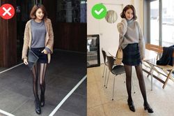 4 kiểu quần tất kém sang không nên diện với chân váy