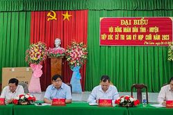 Đại biểu HĐND tỉnh An Giang và huyện Phú Tân tiếp xúc cử tri sau kỳ họp cuối năm 2023