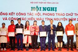 Hội Chữ thập đỏ tỉnh tổng kết công tác hội, phong trào chữ thập đỏ