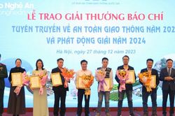 Báo Nghệ An đoạt giải Ba giải Báo chí Toàn quốc tuyên truyền về an toàn giao thông