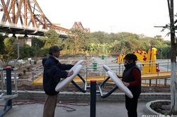 Biến bãi rác thành sân chơi công viên rừng giữa Thủ đô