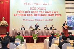 Thủ tướng dự hội nghị tổng kết công tác năm của Bộ Giao thông vận tải
