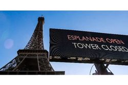 Lý do khiến Tháp Eiffel ở Pháp tạm đóng cửa