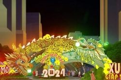 Rồng dài hơn 100m sẽ xuất hiện trên Đường hoa Nguyễn Huệ Tết 2024