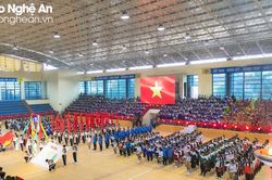 Hơn 1.700 học sinh tham gia Hội khỏe Phù Đổng thành phố Vinh lần thứ XVII
