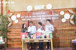 Nghệ An tổ chức livestream quảng bá, tiêu thụ sản phẩm OCOP