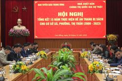 Tổng kết 15 năm thực hiện Đề án trang bị sách cho cơ sở xã, phường, thị trấn