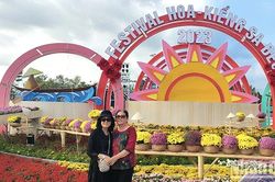 Khai mạc Festival Hoa-kiểng lần đầu ở miền Tây
