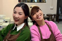 Con gái Hồng Diễm càng lớn càng đẹp, làm lu mờ Khả Ngân khi chung khung hình