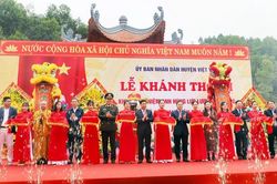 Khánh thành Khu tưởng niệm Anh hùng lực lượng vũ trang nhân dân Cao Kỳ Vân