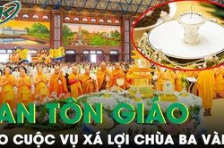Ban Tôn Giáo Quảng Ninh làm việc với chùa Ba Vàng vụ xá lợi tóc Đức Phật chuyển động