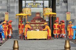 Công bố Festival Huế 2024 và tái hiện Lễ Ban sóc triều Nguyễn