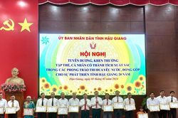 Báo PLVN nhận Bằng khen của Chủ tịch UBND tỉnh Hậu Giang
