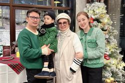 Vợ kém 17 tuổi của Bằng Kiều hòa hợp, tình cảm bên mẹ chồng