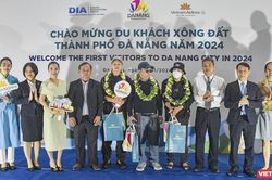 Nhiều chuyến bay 'xông đất' Đà Nẵng ngày đầu năm mới 2024, tín hiệu vui về du lịch
