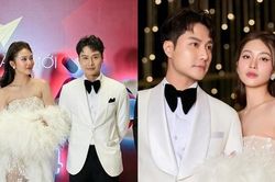 Bị 'chia cắt' ở lễ trao giải VTV Awards nhưng Thanh Sơn - Khả Ngân vẫn cực ngọt ngào