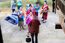 Vào nhà mới - một nghi lễ quan trọng của dân tộc Lào