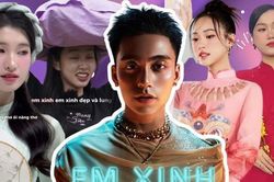 Sao Việt cùng bắt trend 'Em Xinh' của MONO nhưng đến Hoa hậu Thùy Tiên thì lạ lắm