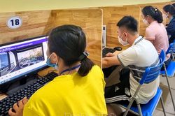 Phần thi mô phỏng tình huống gây mất ATGT khiến người học người thi bức xúc