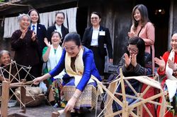 Phu nhân hai Thủ tướng Việt Nam và Lào thăm tỉnh Thái Bình