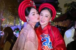 Mẹ bầu Phương Oanh lên đồ đi trẩy hội, nhan sắc thay đổi ra sao?