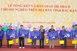 200 hộ nghèo ở Bắc Kạn phấn khởi nhận nhà mới từ chủ trương nhân văn của Bộ Công an