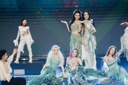 Thu Phương chinh phục giới hạn bản thân khi dám xuống nước 'hóa tiên cá'
