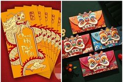 Phong bao lì xì hình rồng hút khách trước Tết Giáp Thìn 2024
