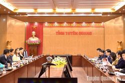 Phó Chủ tịch UBND tỉnh Nguyễn Thế Giang làm việc với Đoàn công tác Công ty cổ phần Nông nghiệp Yun Yul, Hàn Quốc