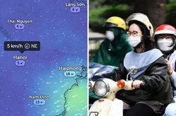 Thủ đô Hà Nội sắp đón gió mùa Đông Bắc, khi nào trời sẽ mưa và chuyển rét?