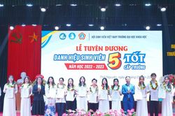 Đại học Khoa học Thái Nguyên vinh danh 173 Sinh viên 5 tốt
