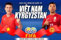 Việt Nam vs Kyrgyzstan: Trận đấu tổng duyệt trước VCK Asian Cup 2023
