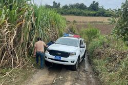 Công an tìm kiếm, giải cứu thành công 2 cha con mắc kẹt trong rừng