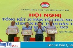 Mặt trận Tổ quốc Việt Nam tỉnh - Dấu ấn một năm hoạt động