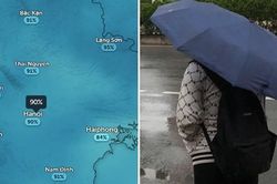 Thời tiết mưa ẩm ở Hà Nội làm chất lượng không khí thay đổi, bao giờ trời khô hơn?