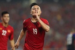 ĐT Việt Nam tập ăn mừng bàn thắng trước trận gặp Nhật Bản tại Asian Cup