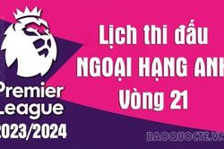 Lịch thi đấu Ngoại hạng Anh vòng 21 mùa giải 2023/24: Newcastle vs Man City, Arsenal vs Crystal Palace