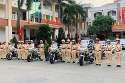 Đồng Nai: Phòng CSGT ra quân đảm bảo ANTT cao điểm dịp Tết