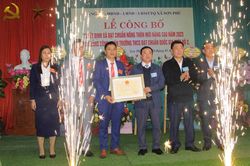 Xã Sơn Phú đạt chuẩn nông thôn mới nâng cao