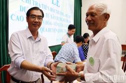 Chi trả tiền bồi thường cho những hộ dân đầu tiên dự án đường cao tốc Biên Hòa – Vũng Tàu