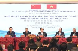 Hội thảo giữa Đảng Cộng sản Việt Nam và Đảng Cộng sản Trung Quốc: Bảo vệ môi trường sinh thái trong xây dựng, hiện đại hóa đất nước