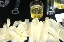 Phát hiện cơ sở kinh doanh bóng cười trái phép tại thành phố Vinh