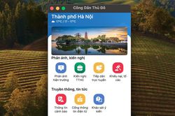 Thí điểm ứng dụng 'Công dân Thủ đô' tại 9 sở, ngành và 5 quận, huyện Hà Nội