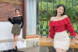 5 kiểu áo là cặp bài trùng với chân váy dạ, giúp các nàng sành điệu hơn