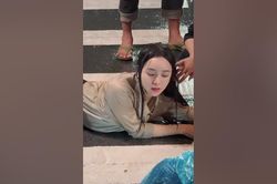 Fan xót xa khi xem hậu trường cảnh Quỳnh Kool tai nạn ở Chúng ta của 8 năm sau