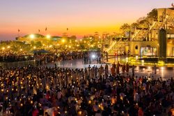 Tây Ninh: Núi Bà Đen tổ chức dâng đăng vào thứ Bảy hàng tuần trong mùa lễ tạ cuối năm