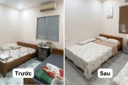 Phòng ngủ 15 năm của bố mẹ được con gái 'biến hình': Từ cũ kỹ, xuống cấp trở nên lung linh như khách sạn